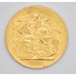 1912 George V gold full sovereign