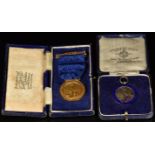 A 9ct gold Faithful Service Medal for 'Imperial Chemical Industries Limited', in box, 25g