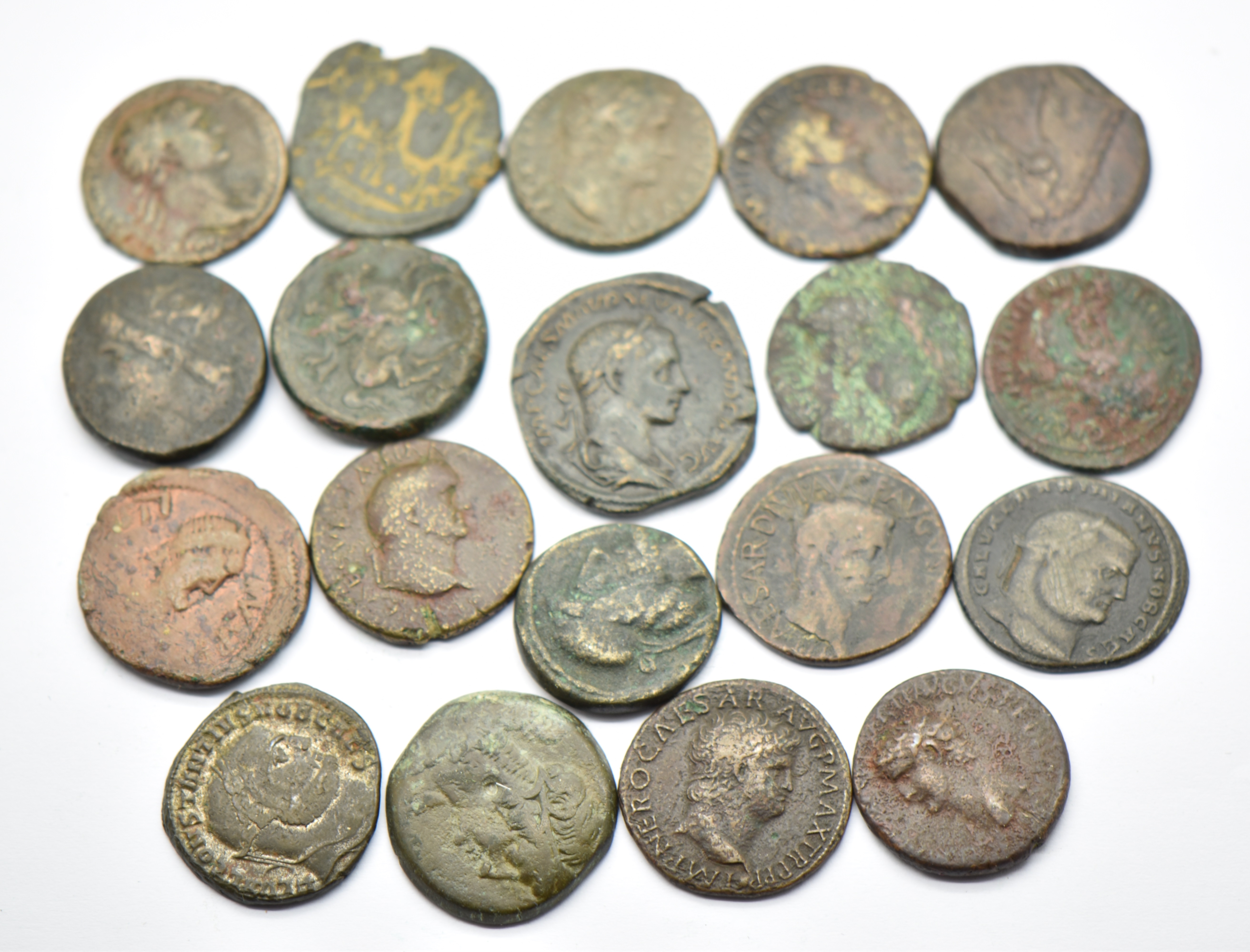 Twenty Roman copper / bronze follis and other coins including Severus, Alexander, Characene, - Image 2 of 2