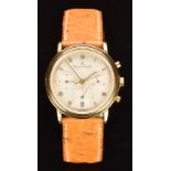 Blancpain 18ct gold gentleman's automatic split seconds chronograph wristwatch with date aperture,