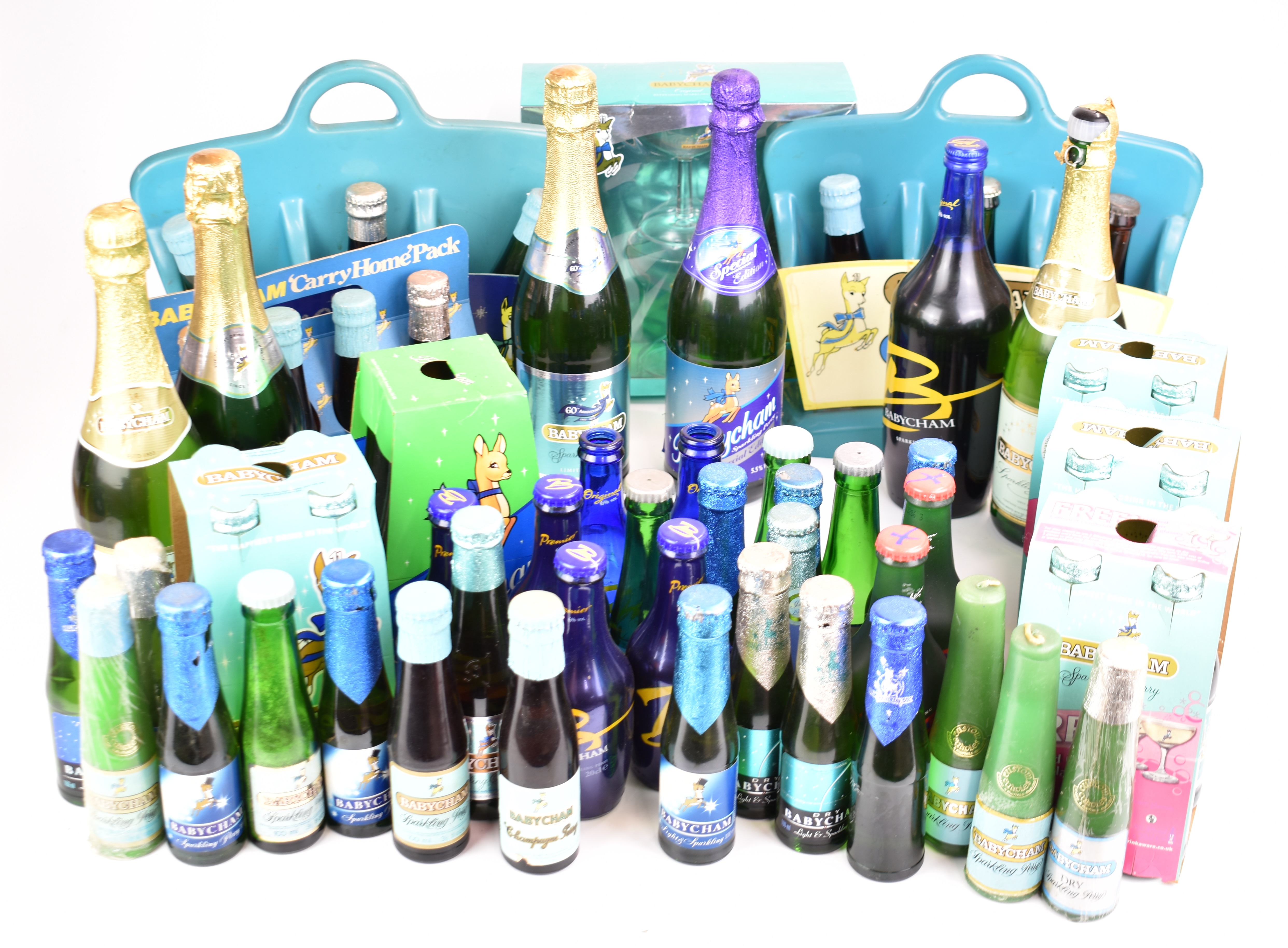 Large collection of Babycham from original bottles to modern including party packs, two plastic - Image 2 of 4