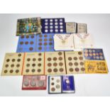 A collection of various coin presentation packs to include Whitman type folders, Commonwealth Games,