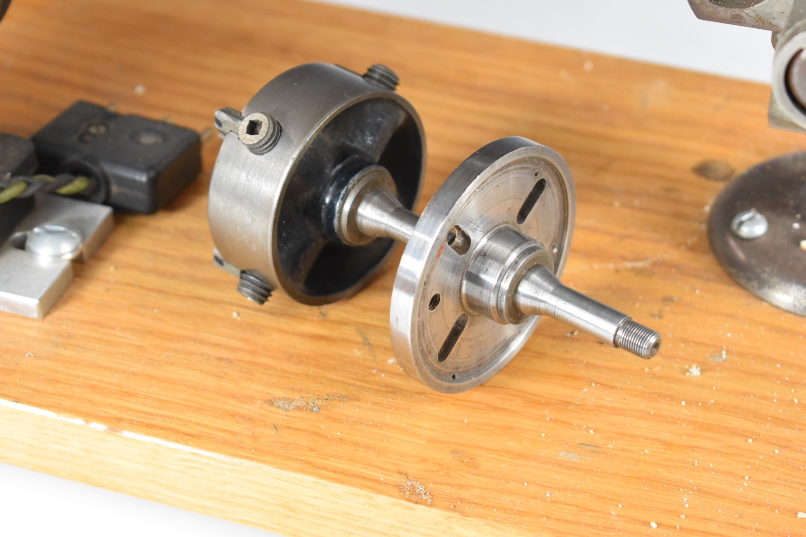 Small watch / clock repairer's lathe with Universal electric motor - Image 5 of 11