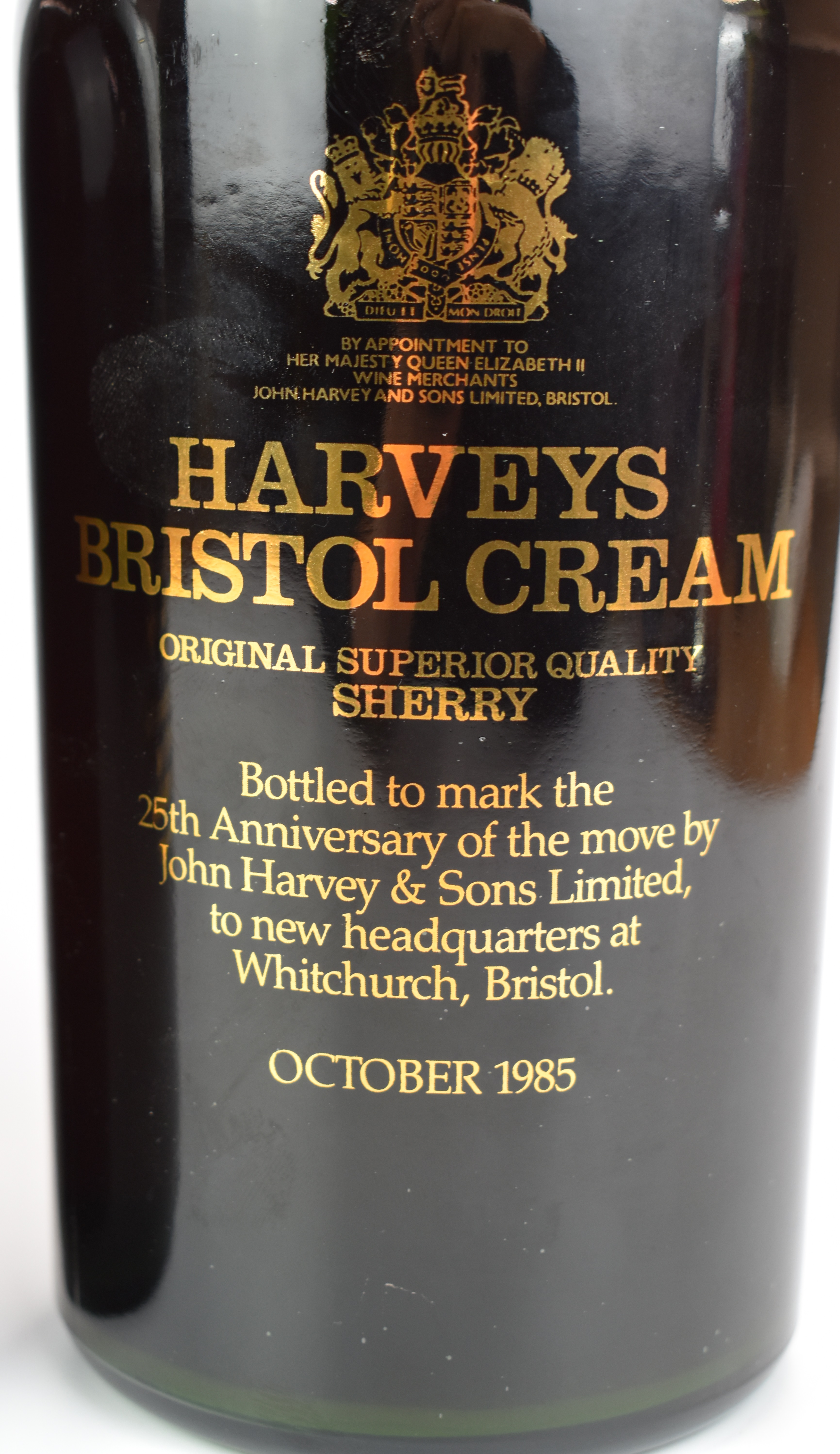 Three oversized bottles of Harvey's Bristol Cream Sherry commemorating Royal events and moving - Image 4 of 5