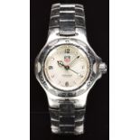 Tag Heuer professional ladies wristwatch ref. WL1314 with date aperture, luminous hands and hour