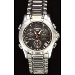 Tissot PR 100 Chrono Alarm gentleman's chronograph wristwatch ref. P670/770 with alarm, date