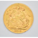 1913 George V gold full sovereign