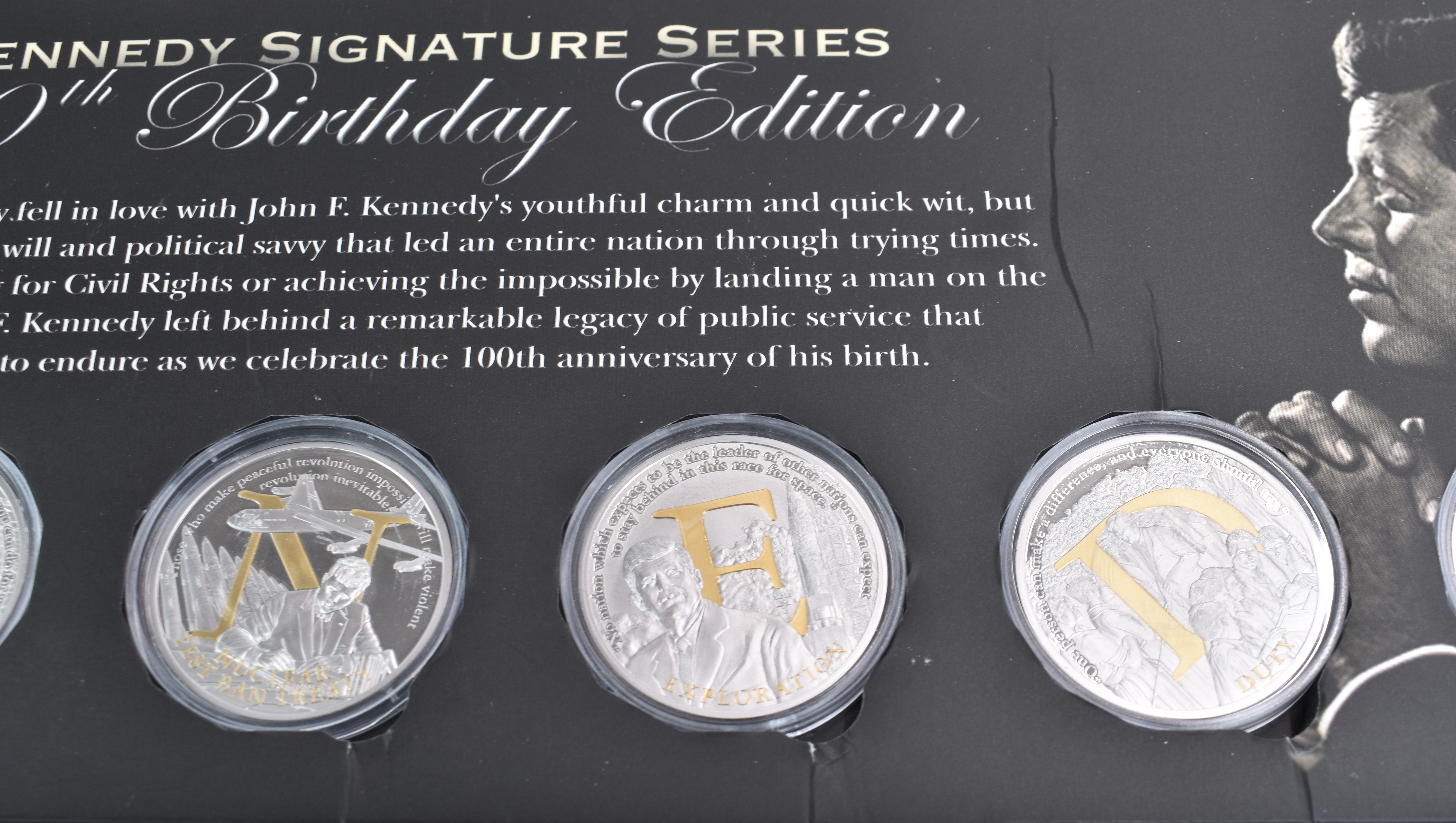 Windsor Mint two plated coin collections, one silver plated with gold overlay, the other gold plated - Image 6 of 6