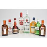 Spirits and liqueurs including Smirnoff 21 vodka, 70cl, 37.5%, Bacardi 1ltr, two bottles of