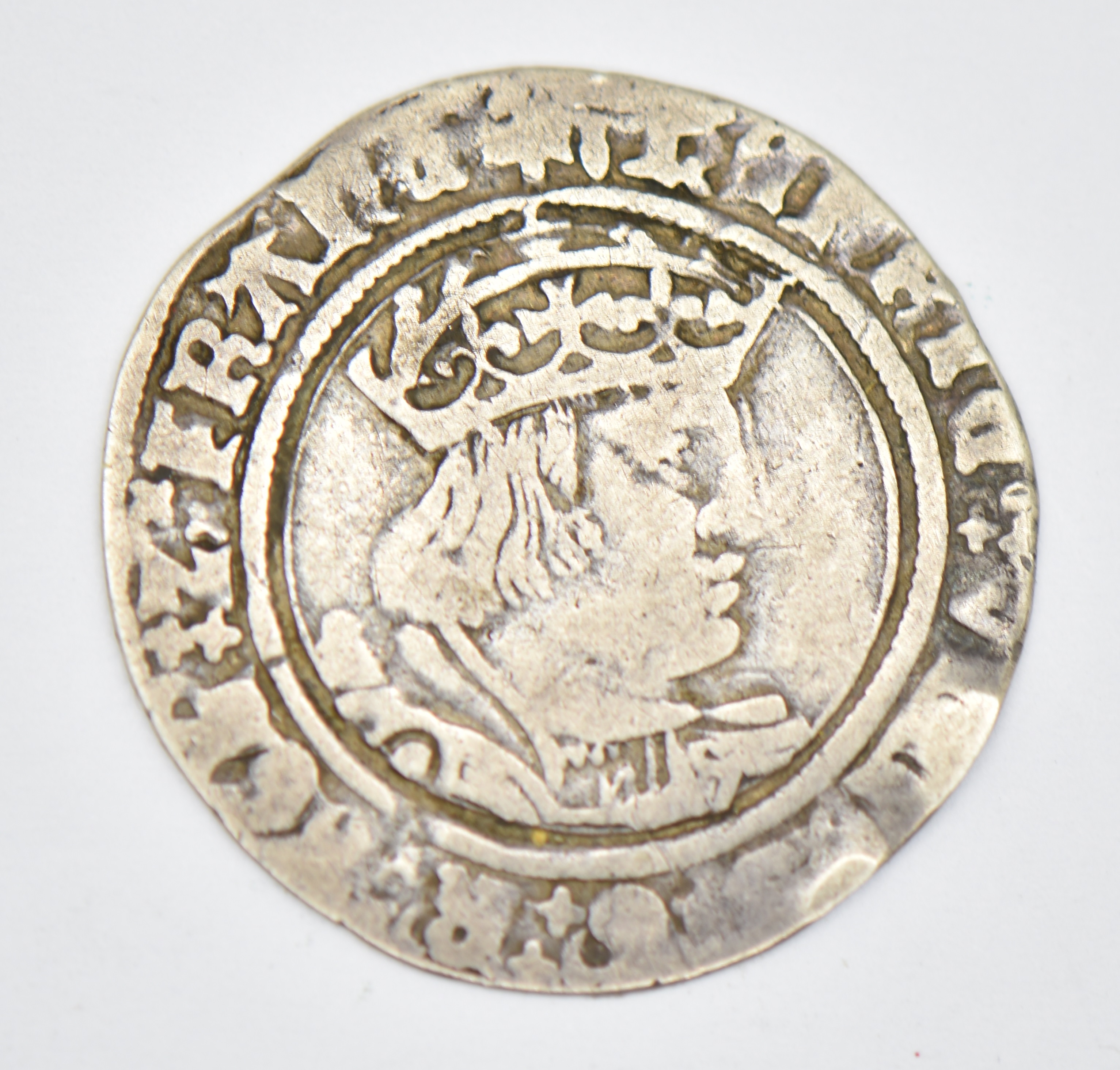 Henry VIII (1509-47) hammered silver groat, Laker bust, second coinage 1526-44, Spink 2337E - Image 2 of 2