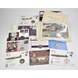 Ten London Mint and other commemorative crowns in presentation packs