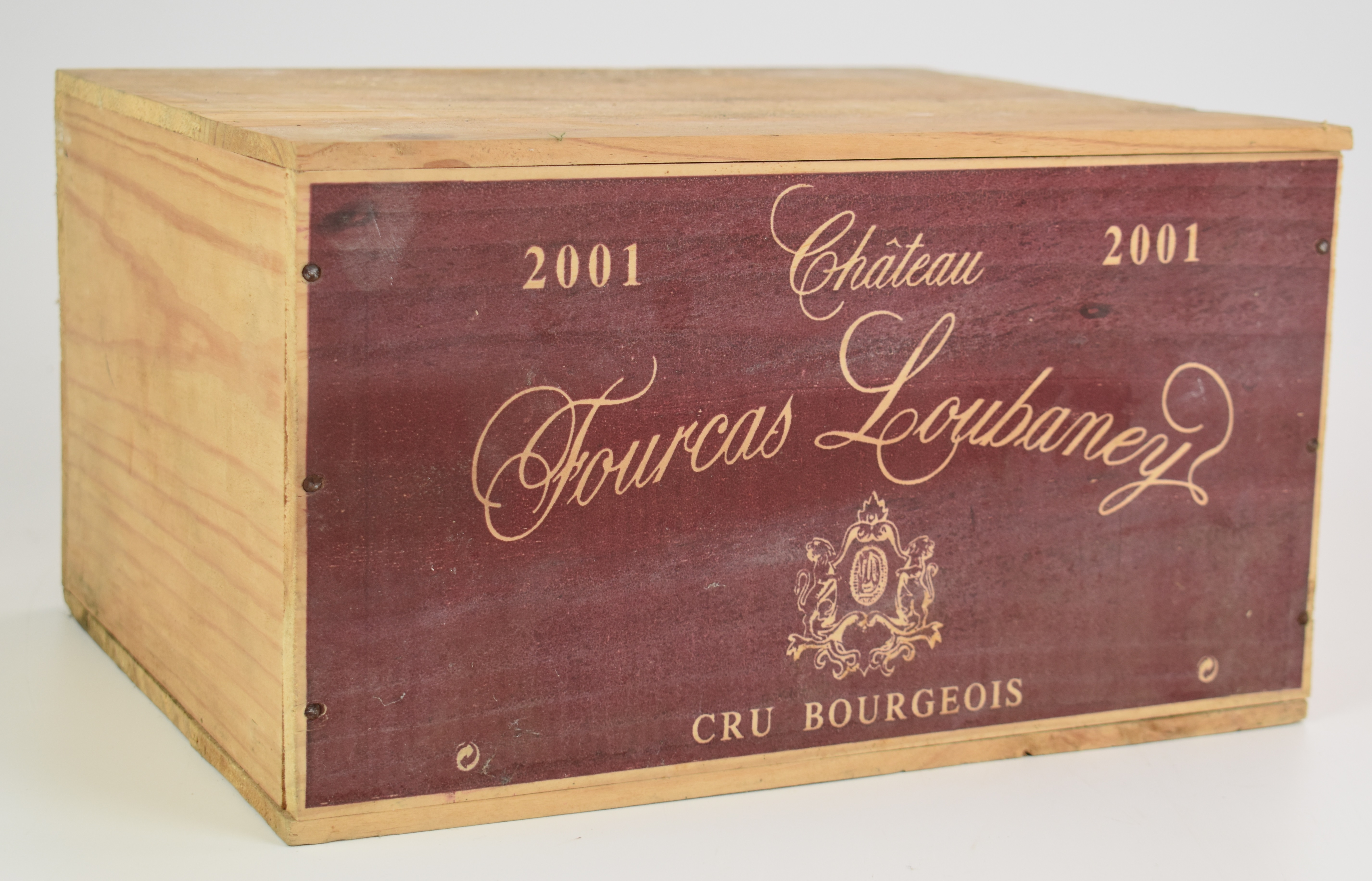 Case of six bottles of Chateau Fourcas Loubaney Cru Bourgeois 2001