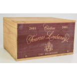 Case of six bottles of Chateau Fourcas Loubaney Cru Bourgeois 2001