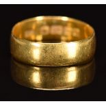 A 22ct gold band / ring, Birmingham 1938, 2.8g, size L