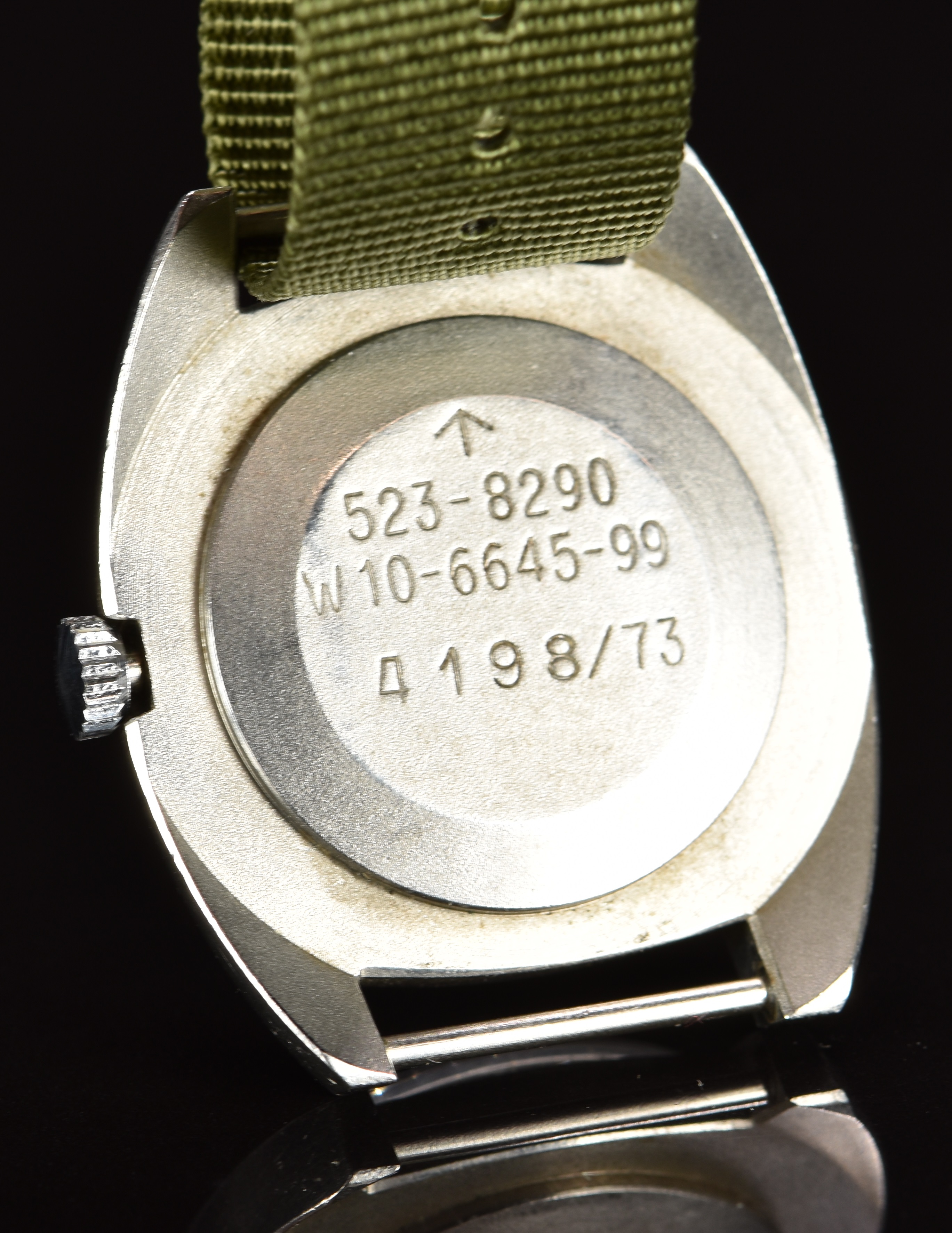 Hamilton gentleman's British Army military wristwatch with luminous hands and hour markers, Arabic - Image 6 of 6