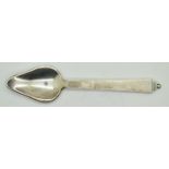 Georg Jensen hallmarked silver pyramid pattern grapefruit spoon, import marks for London 1937,