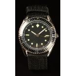 German Naval Commander's military diver's style gentleman's wristwatch with luminous hands and