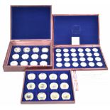 Windsor Mint two gold plated picture coin collections comprising 'Ships of The Royal Navy' and '