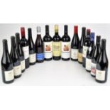 Fifteen bottles of red wine including five Domaine Du Barres Saint Chinian 2020 750ml, 14.5% vol