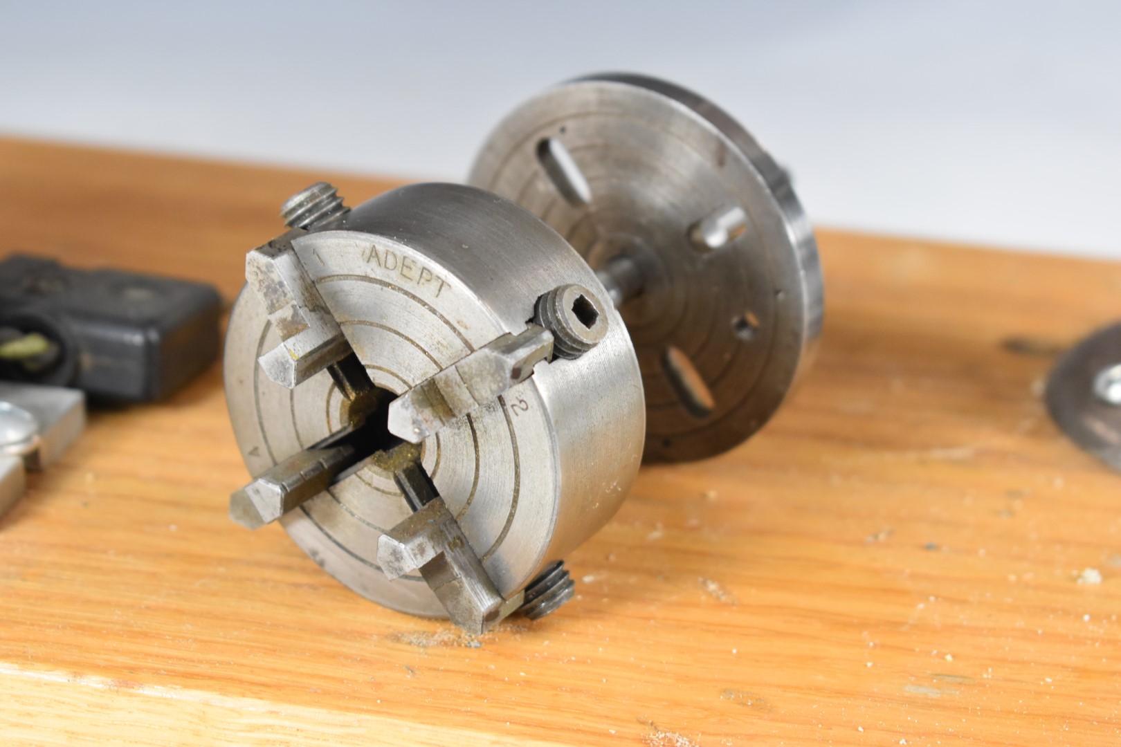 Small watch / clock repairer's lathe with Universal electric motor - Image 6 of 11