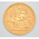 1892 Queen Victoria gold full sovereign, Jubilee head