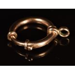 A 9ct rose gold clasp, 3.3g