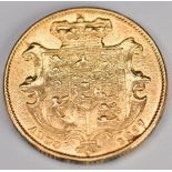 1837 William IV gold full sovereign