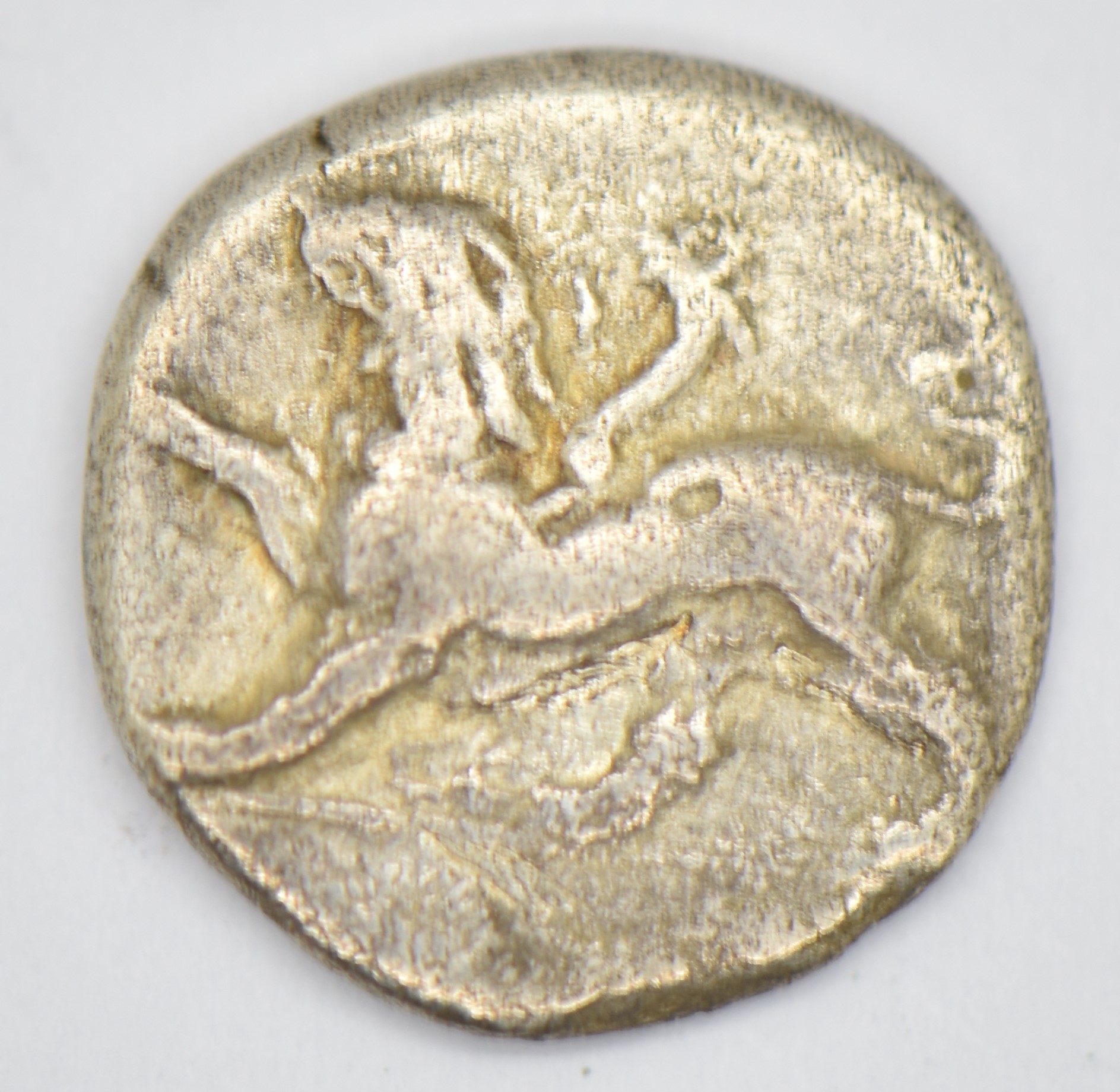 Sikyon circa 300-250 BC silver stater, Chimaera left / dove flying left behind - Image 2 of 2