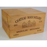 Case of six bottles of Chateau Maucaillou Moulis - Médoc 2013