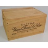 Case of six bottles of Chateau Grand Faurie La Rose Saint Emilion Grand Cru 2012