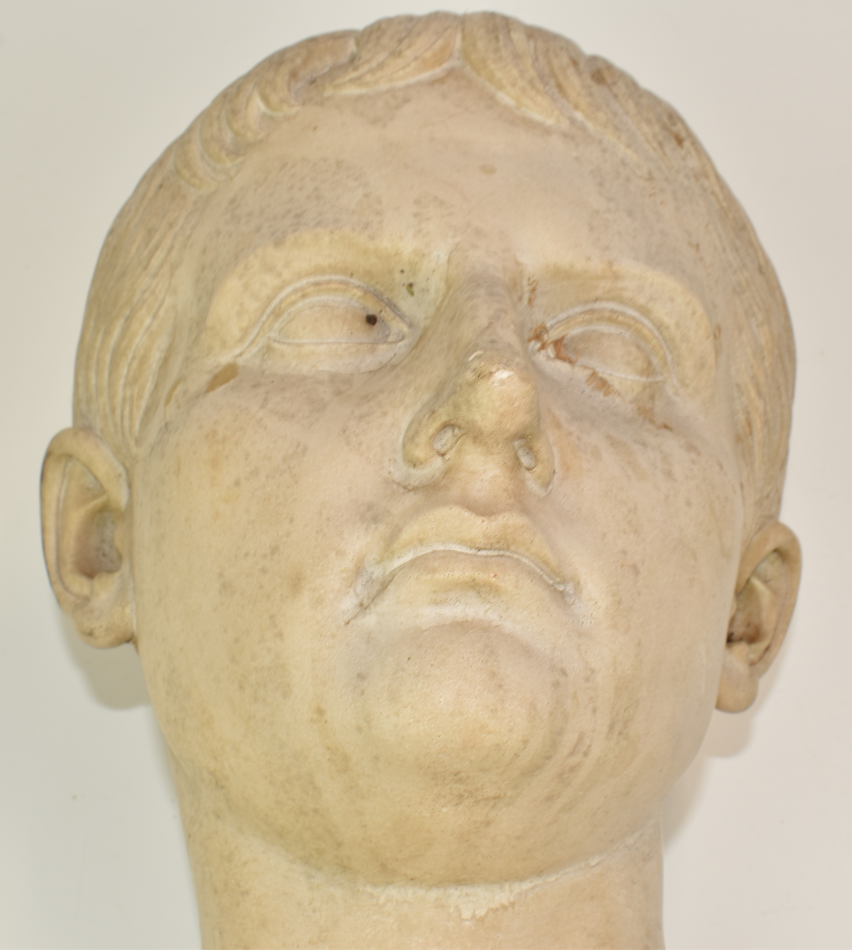 Classical style male bust, height 45cm - Image 3 of 3