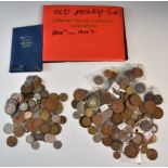 A collection of UK coinage, George III onwards, some in an album