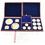 Windsor Mint three gold plated picture coin collections comprising Edward VIII, Great British