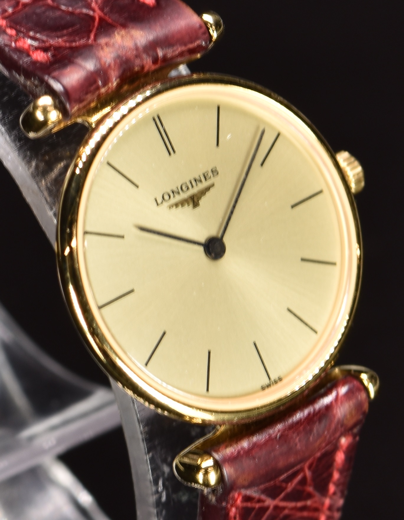 Longines Le Grand Classique ladies wristwatch ref. L4.135.2 with black hands and baton hour markers, - Image 3 of 5