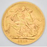 1912 George V gold full sovereign