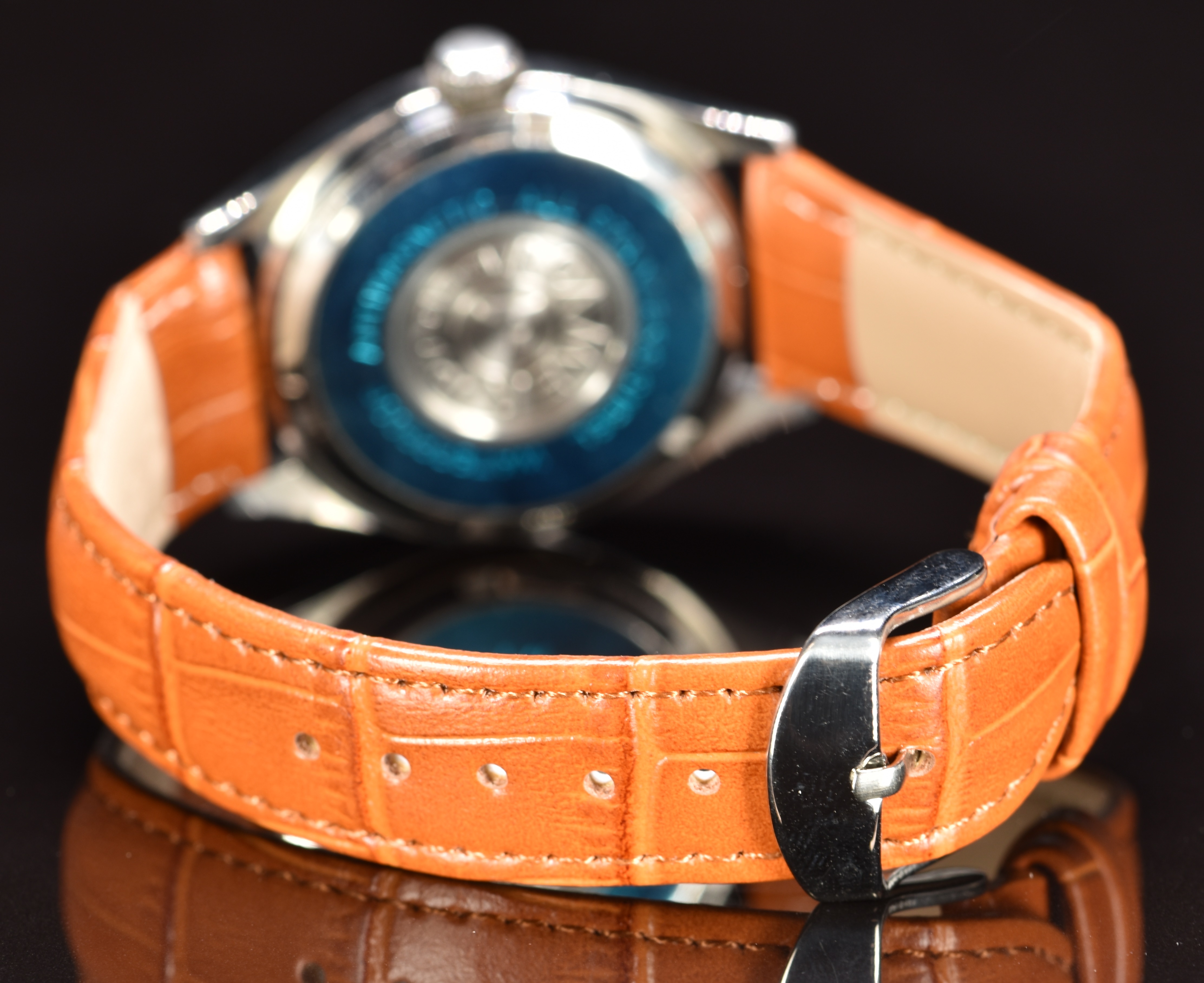 Roamer Elegant Popular gentleman's wristwatch with date aperture luminous hands, white hour markers, - Image 5 of 6