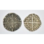 Two Henry VII (1485-1509) hammered silver half groats, Canterbury mint Archbishop Moreton (1406-