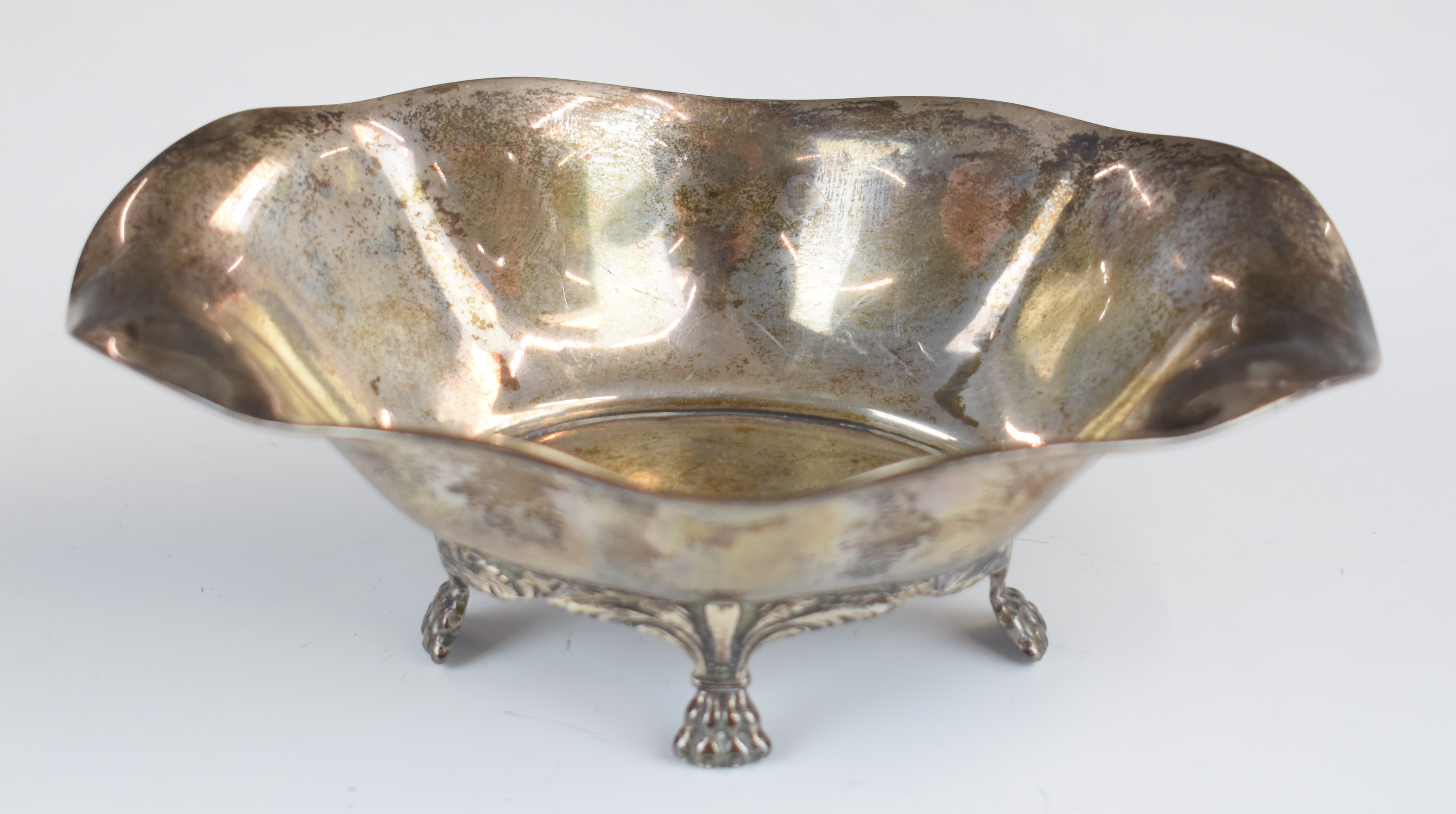 Two hallmarked silver bon bon dishes comprising Victorian pierced and embossed example, Sheffield - Image 5 of 7