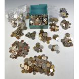A large collection of world coinage
