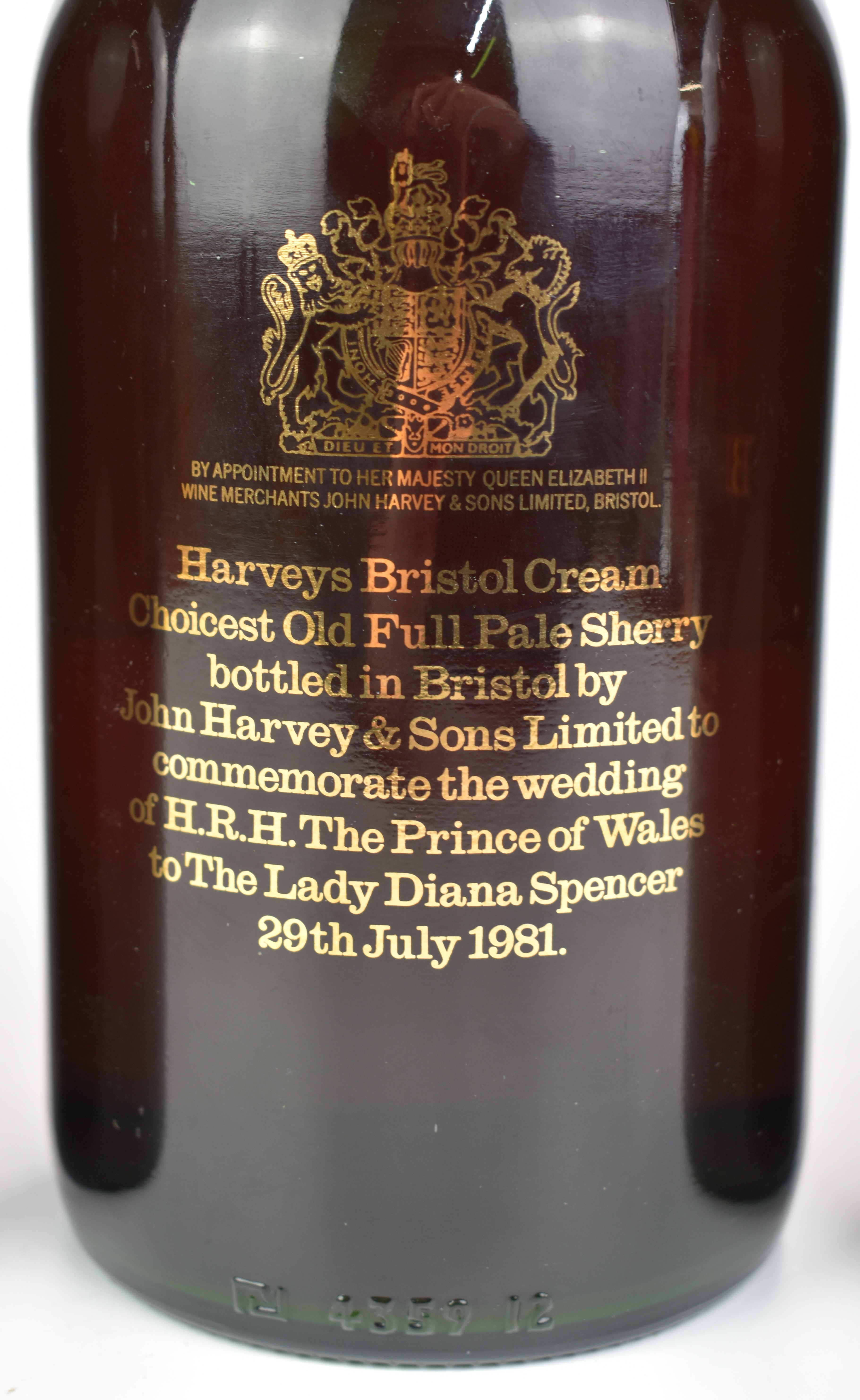 Three oversized bottles of Harvey's Bristol Cream Sherry commemorating Royal events and moving - Image 3 of 5