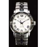 Raymond Weil Parsifal gentleman’s wristwatch ref. 2841 with date aperture, luminous hands, silver