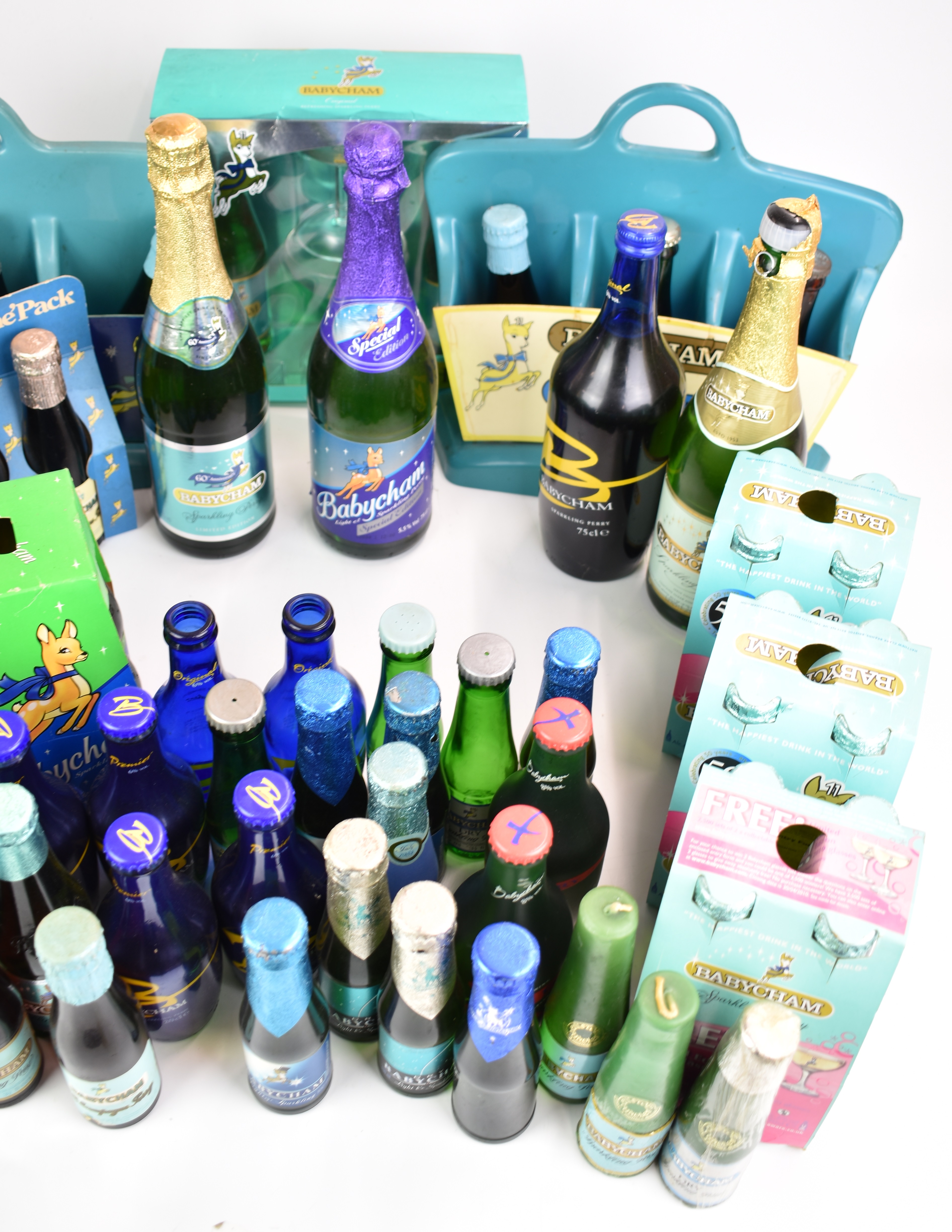 Large collection of Babycham from original bottles to modern including party packs, two plastic - Image 4 of 4