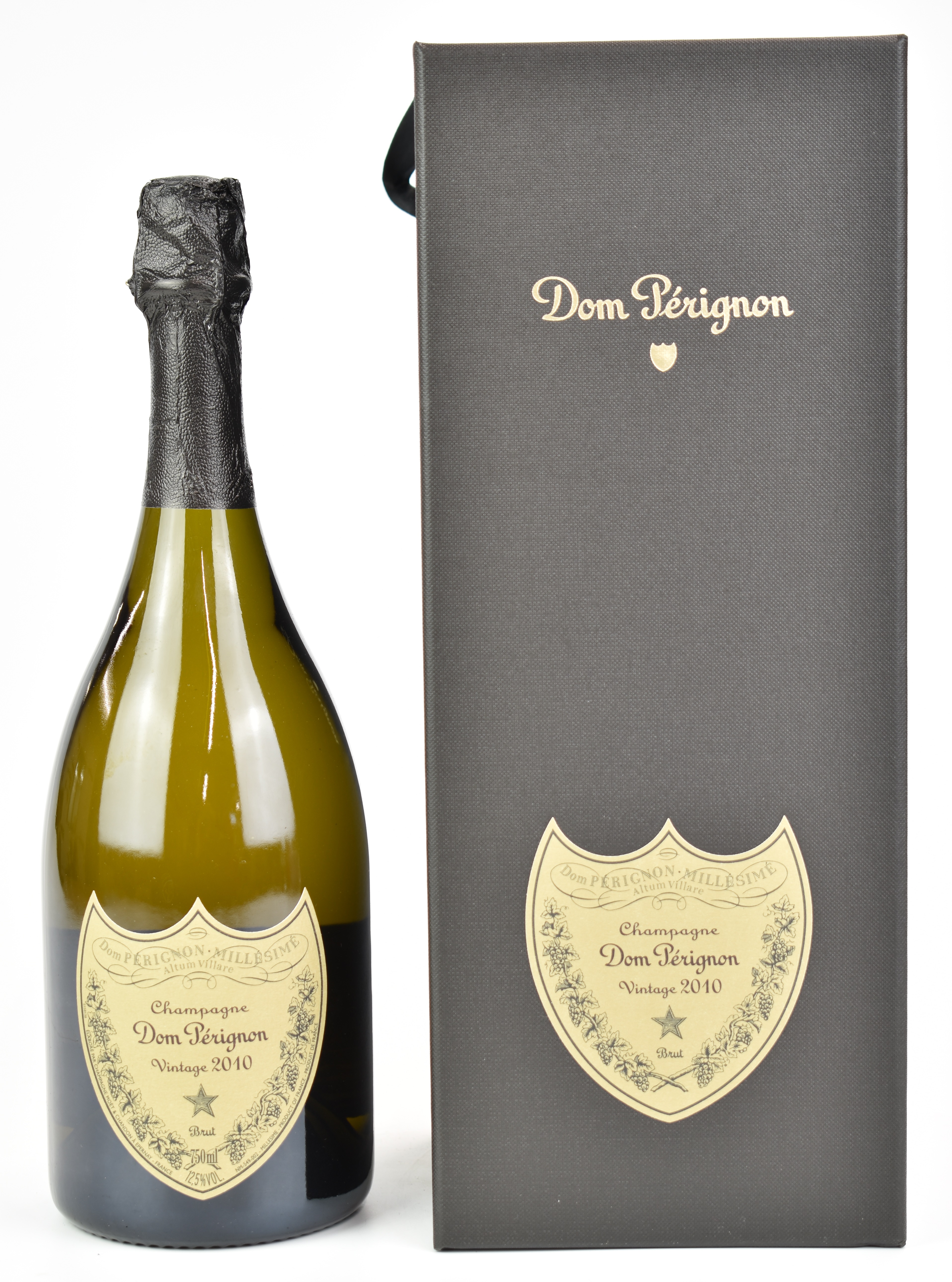 Dom Pérignon Vintage 2010 Champagne, 750ml, 12.5% vol, with presentation box