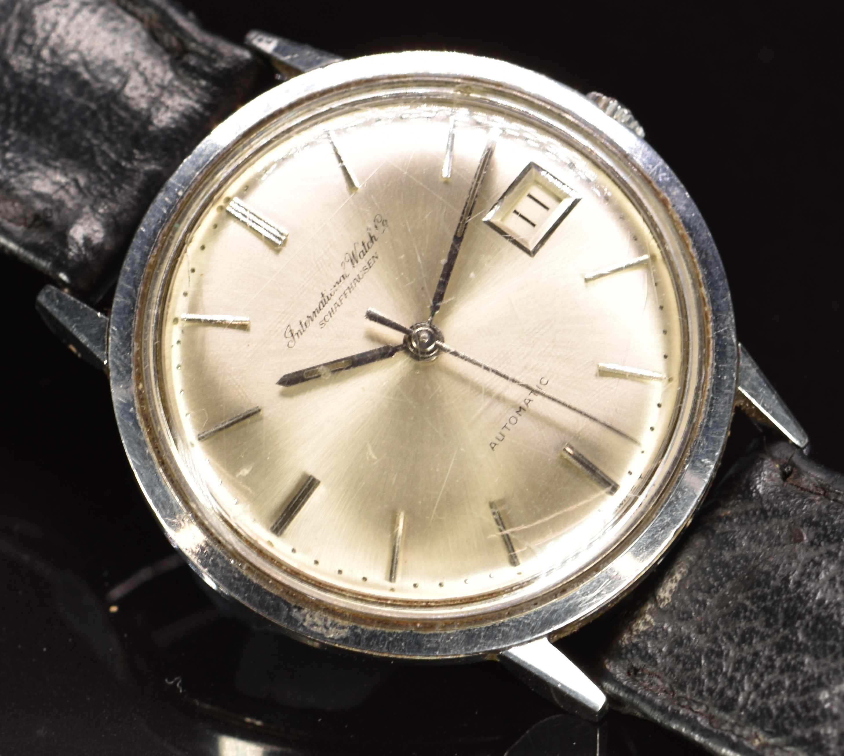 International Watch Company IWC gentleman's automatic wristwatch ref. 803 A with date aperture, - Image 3 of 4
