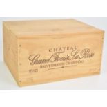 Case of six bottles of Chateau Grand Faurie La Rose Saint Emilion Grand Cru 2012