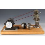 Small watch / clock repairer's lathe with Universal electric motor