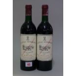 Two 75cl bottles of Chateau Monbrison, 1988, Cru Bourgeois Margaux. (2)