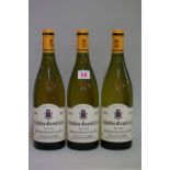 Three 75cl bottles of Chablis Grand Cru Les Clos, 2002, Droin. Professionally stored since purchased