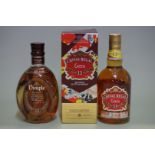 Two 70cl bottles of blended whisky, comprising: a Dimple 15 year old; and a Chivas Regal 13 year