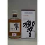A 70cl bottle of Suntory Hibiki 'Japanese Harmony' blended whisky, in card box.